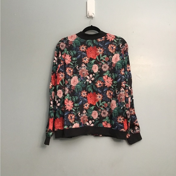 Project RUNWAY Multicolor Floral Bomber Jacket - Picture 5 of 14